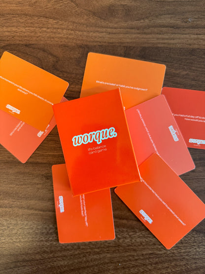 Worque/Life Balance Card Game